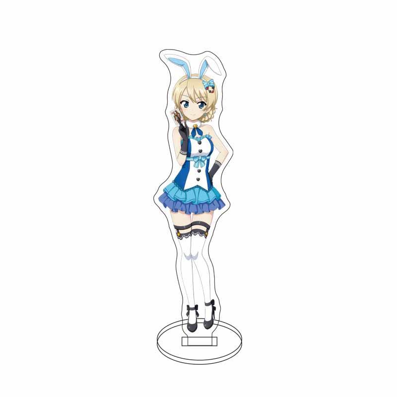 

GIRLS und PANZER Nishizumi Miho Isuzu Hana Acrylic Stand Model Plate Keychain Desk Decoration Friends Gift Figure Display 15 cm