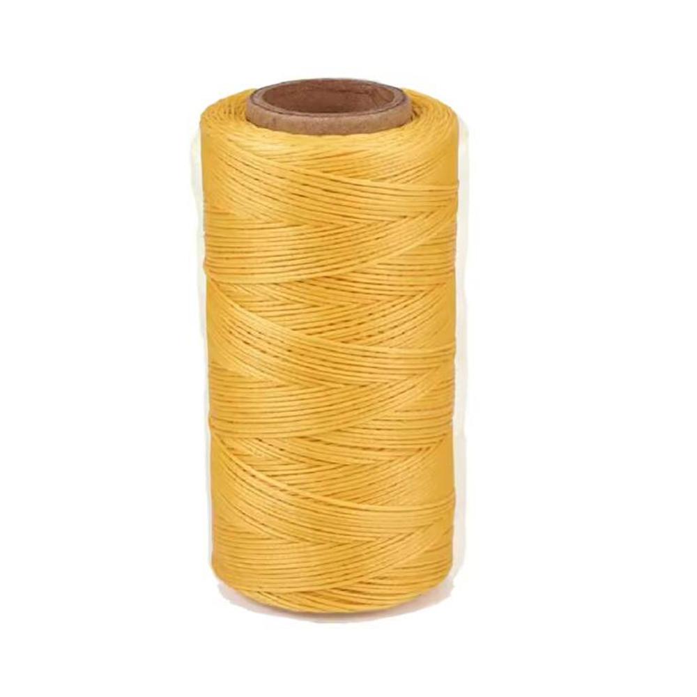 260m Premium Waxed Polyester Thread for Leather Craft, Bookbinding & Shoe Repair - Multipurpose DIY Stitching Cord