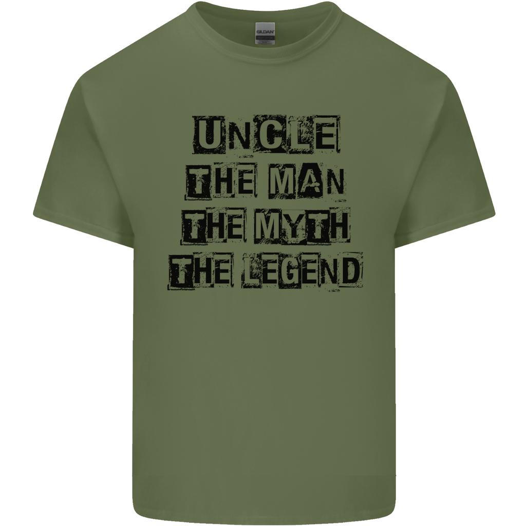 Uncle the Unisex the Myth the Legend Unisexs Light Cotton TShirt
