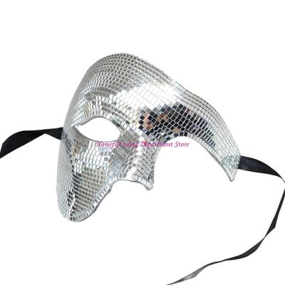 Half Face Covering With Embellished Detail Accessories For Themed Celebration