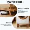 ZDDLOINP Table Leg Extensions, 10cm Lift, L-Shaped, Height Adjustable, Non-Slip, Prevents Floor Scratches, Extends Kotatsu Height, Compatible with Leg