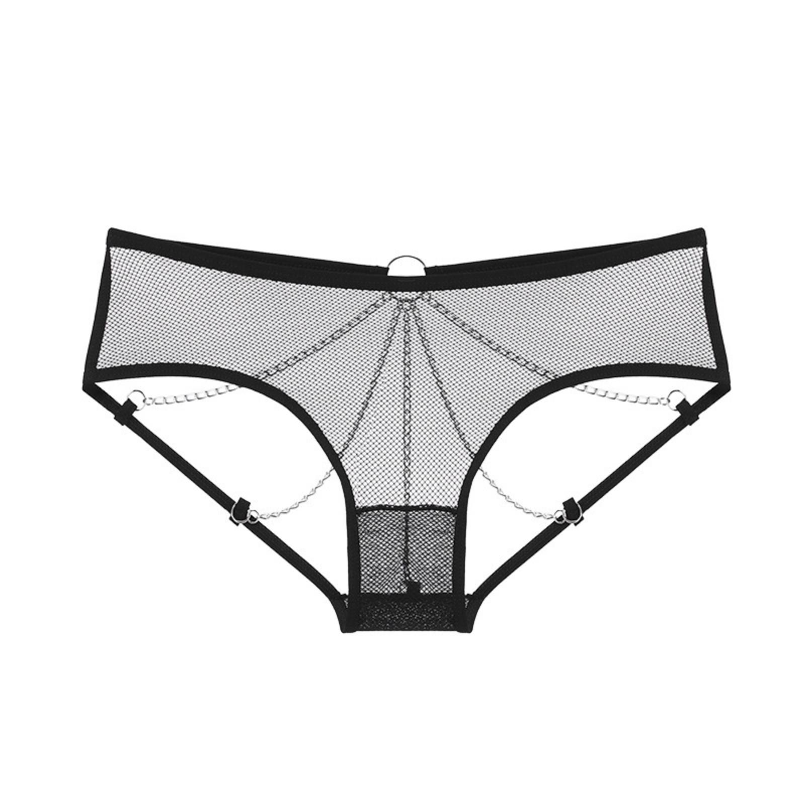 

Ice Silk Seamless Underwear For Women Sexy Leopard Print Sports Yoga Low Waist Women s Briefs M чорний