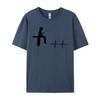 Süßes Herren T-Shirt Liebe Angeln T-Shirt Gruppen Oberteile T-Shirts Herbst Schwarzes Design Oberteil T-Shirts Für Männer T-Shirt