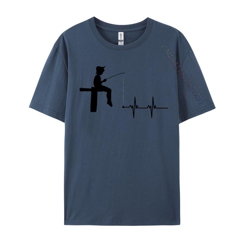 Süßes Herren T-Shirt Liebe Angeln T-Shirt Gruppen Oberteile T-Shirts Herbst Schwarzes Design Oberteil T-Shirts Für Männer T-Shirt