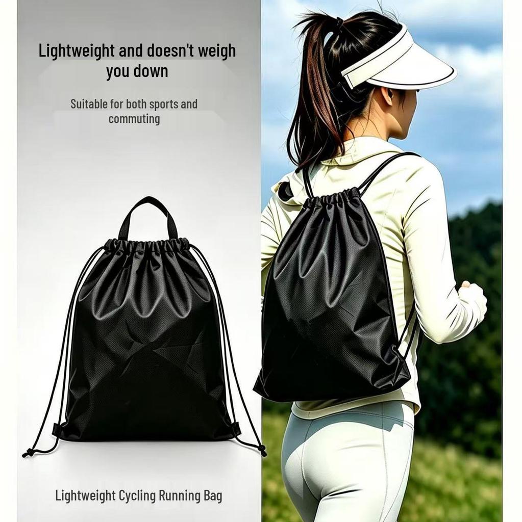 420D Oxford Cloth Backpack with Drawstring Closure, Hand-Carry Option, Customizable Logo Print Available