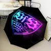 1PC Vfb Fc Crest Printed Umbrella Folding umbrella, automatic umbrella 8-Frame for Travel, camping Fan gifts Christmas Gifts