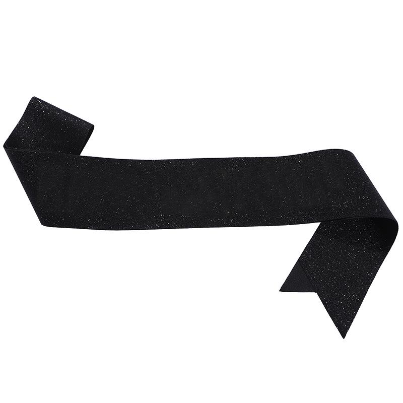 High-Quality Elastic Glitter Sequin Fabric Shoulder Straps for DIY Party and Etiquette Belts