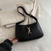 Spring New Fashionable and Simple Design Handbag Beautiful Personality Casual Trendy One shoulder Armpit Small Square Bag