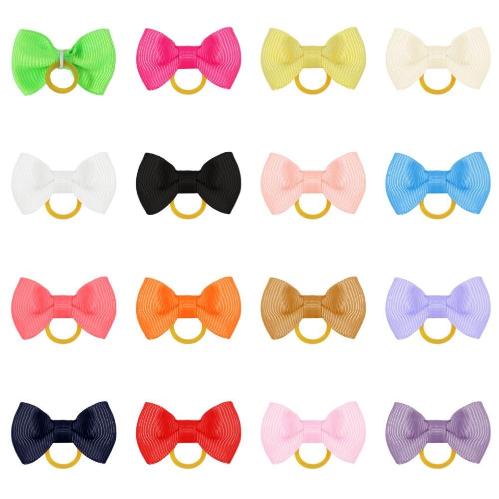 10/20/30pcs Pet Dog Grooming Hair Bows Hairpin Small Puppy Hair Bows Solid Color Pet Hair Accessories Pet Hair Ties Daily Use