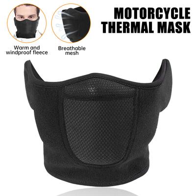 Moda Inverno Térmica Fleece Balaclava Máscara Facial Completa Chapéu de Esqui Bandana Chapéu À Prova de Vento Lenços de Snowboard Mulheres Homens Capacete Boné