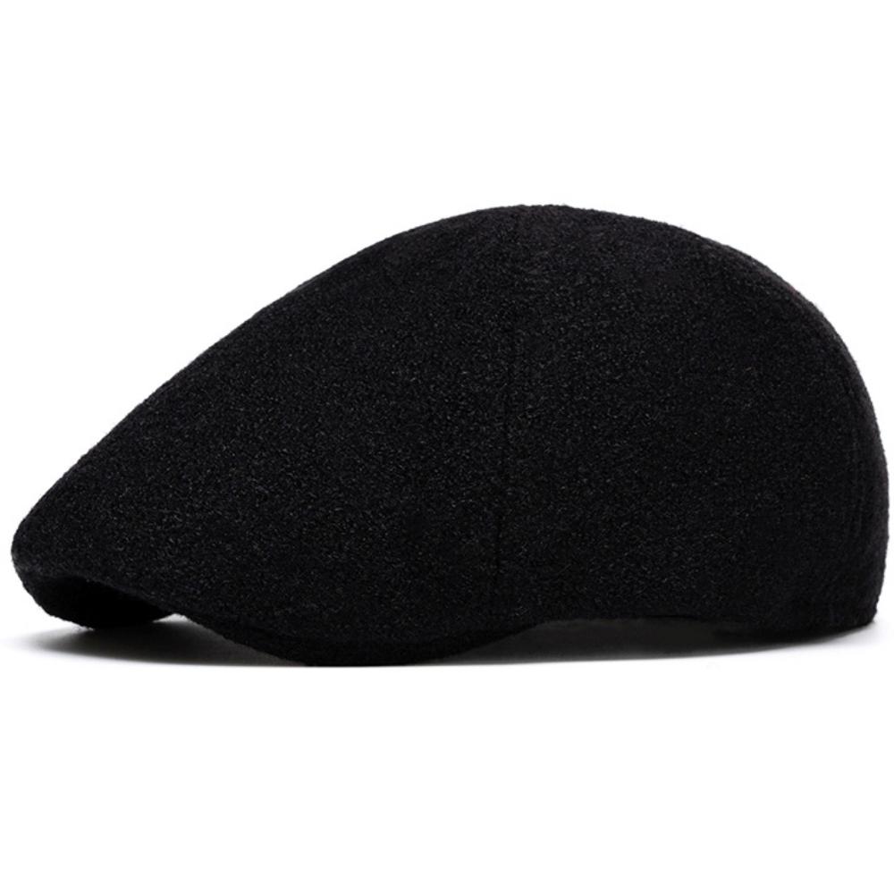 HT4975 Berets Autumn Winter Wool Hats for Men Women Artist Painter Beret Hat Adjustable Flat Cap Male Female Octagonal Beret Cap
