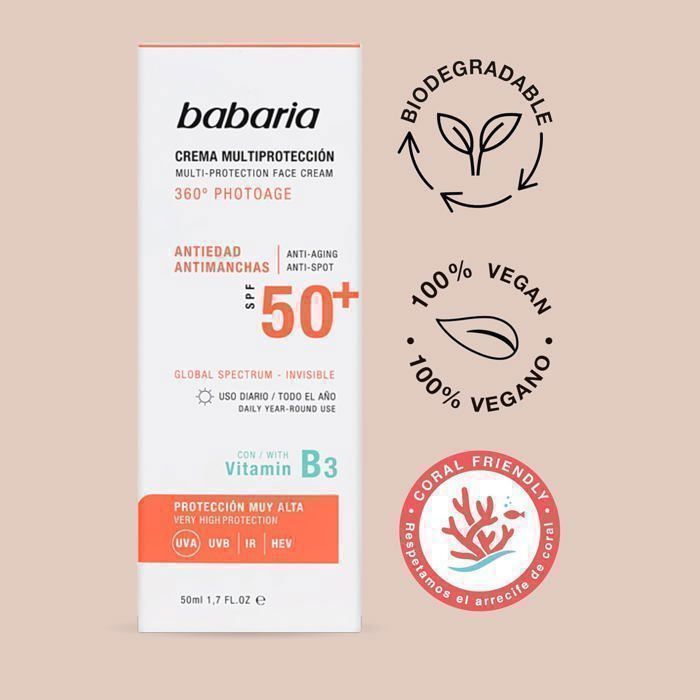 BABARIA - Babaria Solar Multiprotection Anti-SPot Cream Spf50 50ml