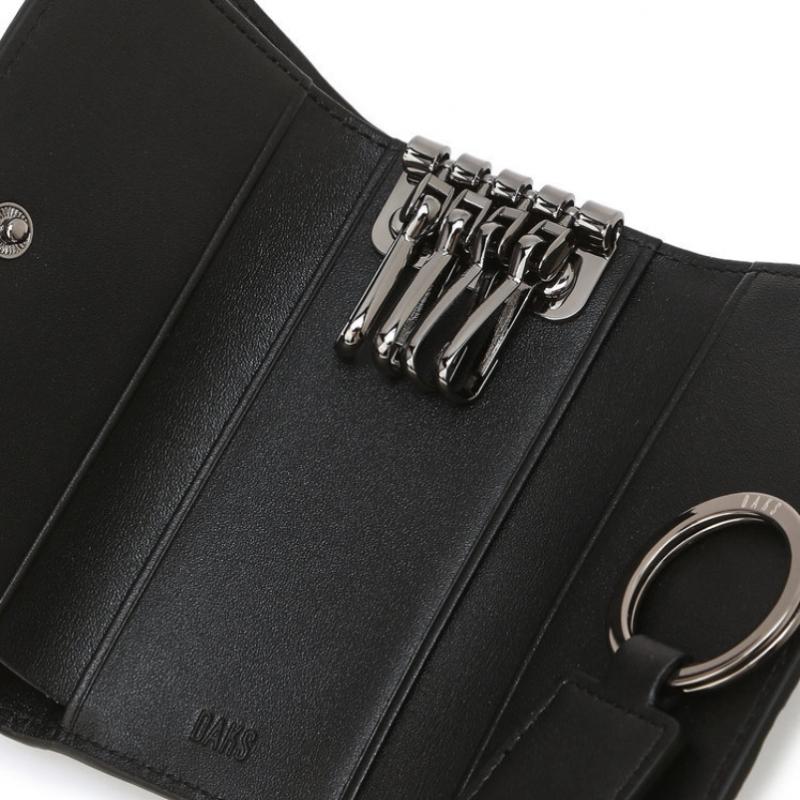 Daks Black Keyholder Wallet Dd Deck Plate Lewis
