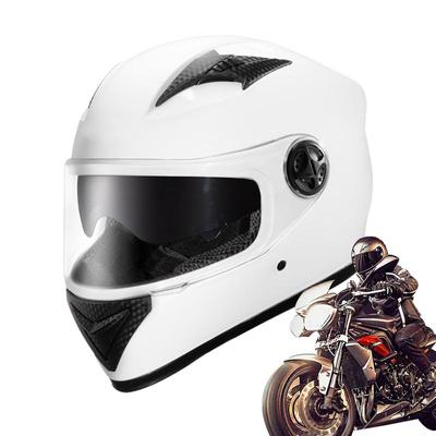 Full Face Motorcycle Helmets Fashionable Dual Visors Motorcycle Full Face Helmets Lightweight Anti-Fog Motorcycle Helmet