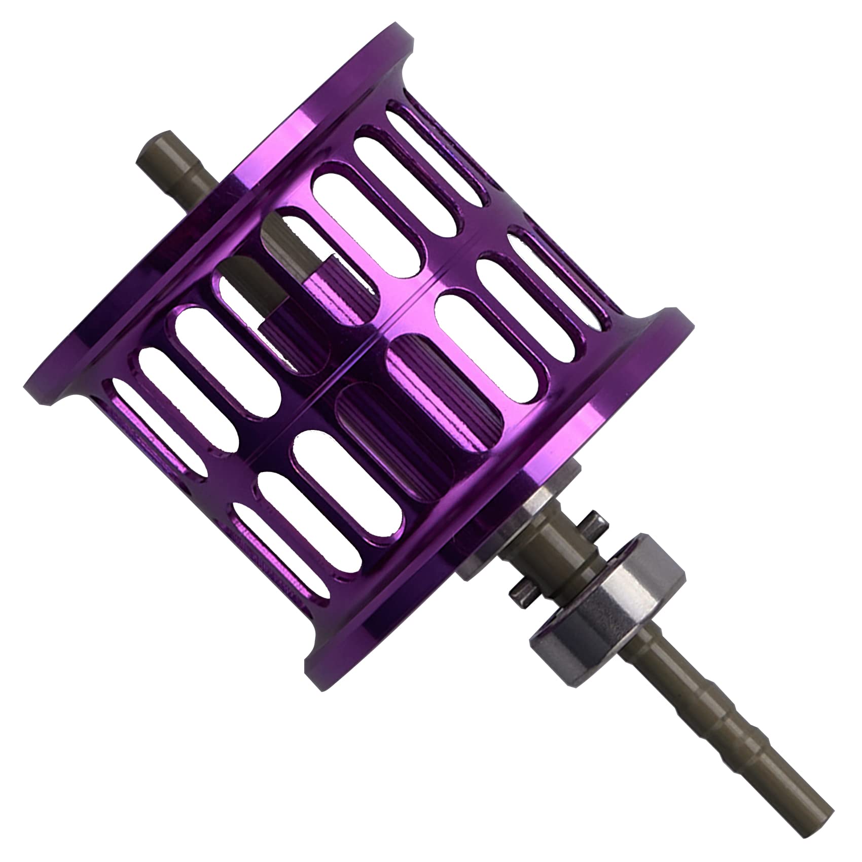 

HEIGHTEN Replacement Spool with Bearings for Daiwa PR100 PT100 Baitcasting Reels (Purple) (625)