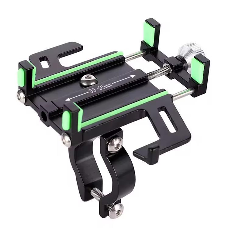 Universal Motorcycle Phone Mount - Durable Aluminum Bike Phone Holder for All Smartphone Sizes