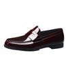 2024 Men's Fashion Shiny Leather Loafers - British Style Moccasins for Business and Casual Wear