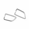 Silver Aluminum Gear Shift Control Lever Frame Trim For Benz C-Class 2015-2021