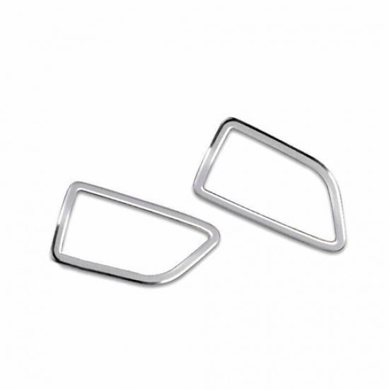 Silver Aluminum Gear Shift Control Lever Frame Trim For Benz C-Class 2015-2021