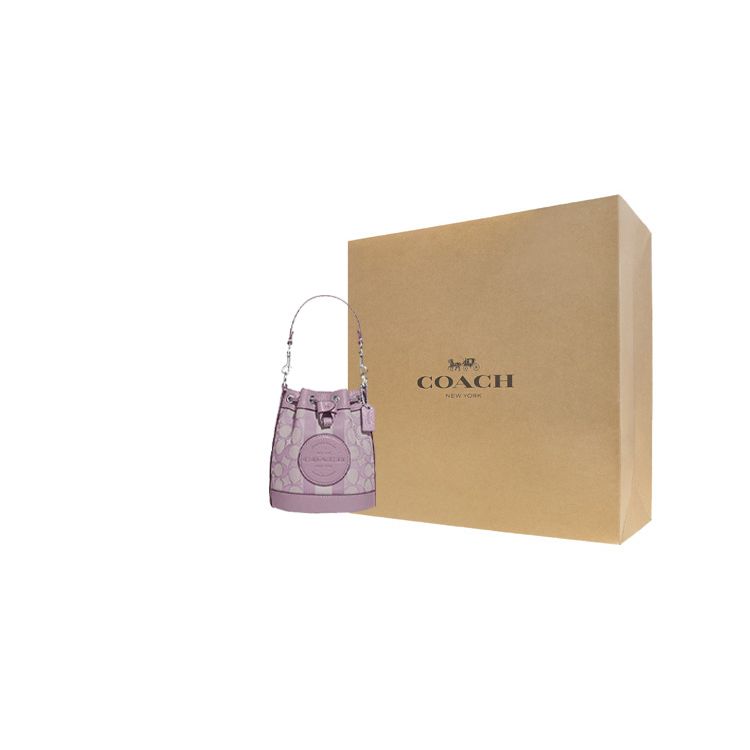 Coach Dempsey 14 Chambray Floral Jacquard Bucket Bag Women Bags Lilac C8322-SVSOT