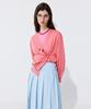 WNDERKAMMER Raw-Cut Pleats Skirt_Light Blue