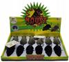 12 X Mouse For Cat Running 12Cm Black And Grey Original Display