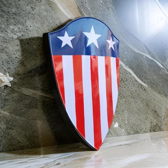 60.96 Cm Viking Shield Full Metal Shield for Cosplay and Home Decorative Medieval Shield
