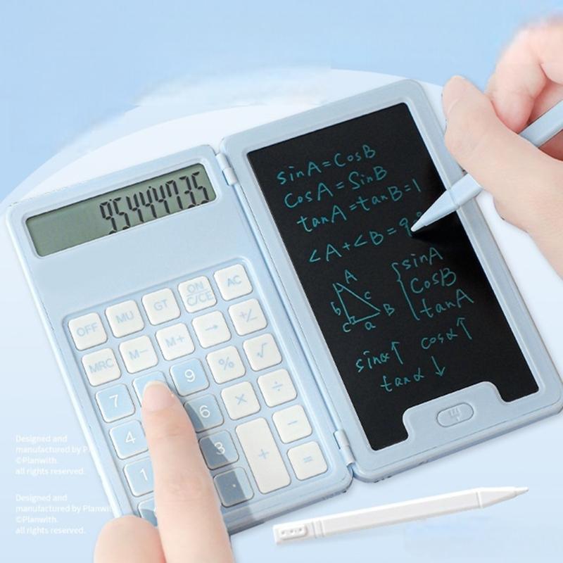 Handwriting Recognition Calculator 12Digit Display Scientific Functions Lightweight For Student Professionals Ergonomic