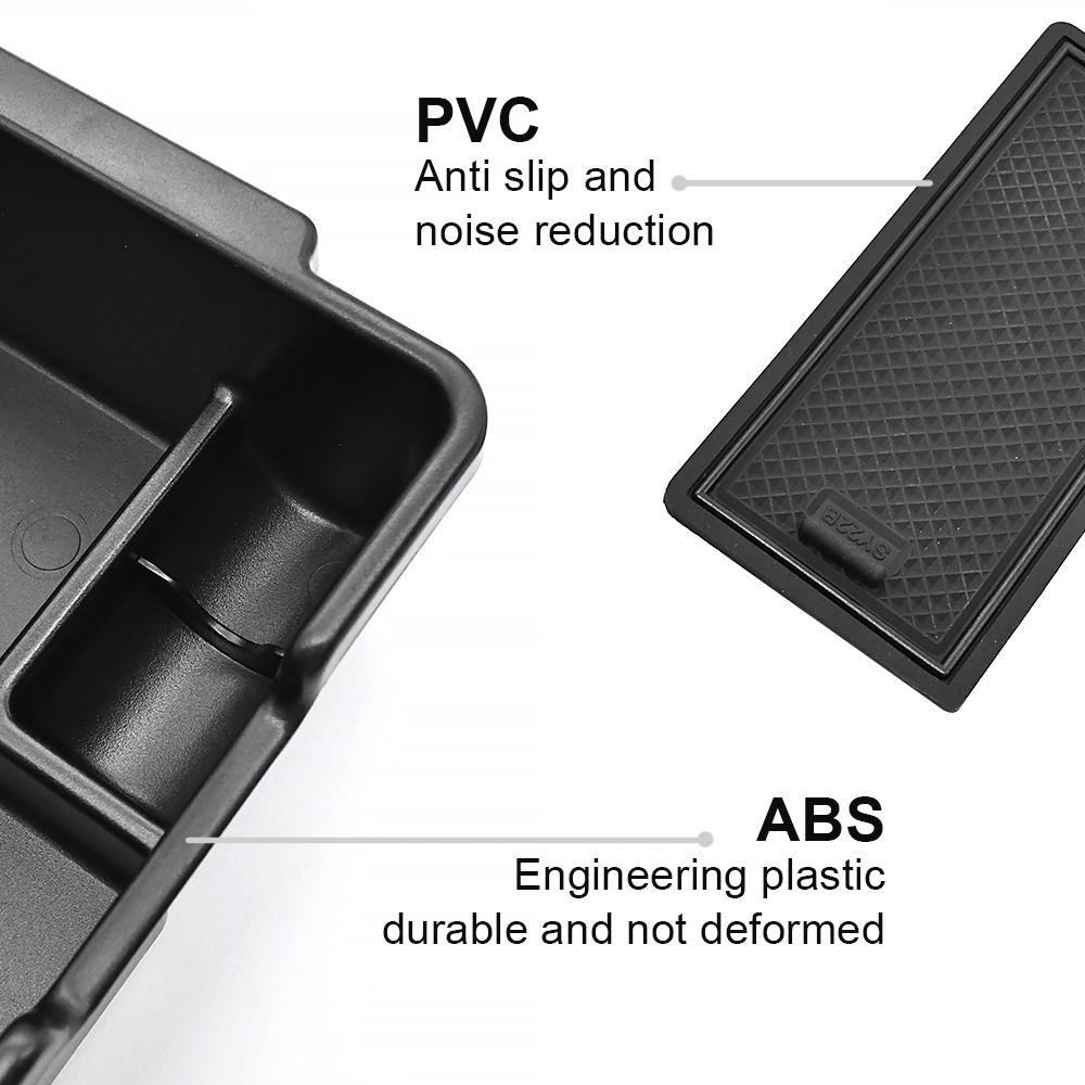 For Honda Civic 11th Gen 2025 2025 2025 2025 Center Console Storage Box Abs Black Car Armrest Box Organize Tray Car Accessories