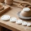 Pottery Wheel Accessories 5Pcs/Set Foot Ring Tools, Clay Base Aligner, Ceramic Crafting Equipment Molder for Bowls And Mugs, DIY Projects