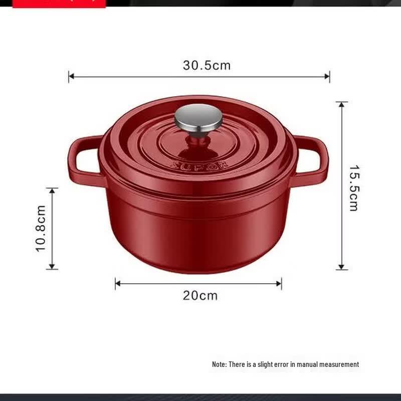 SUPOR 24cm Cast Iron Enamel Soup Pot