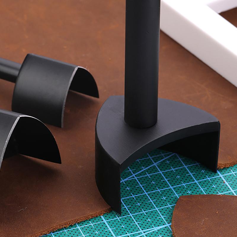 1Pcs Sword-Tail-Shaped Leather End Cutting Punch Press Tool, Diy Belts/Watch Cutting Molds, Other Handicraft Processing Tools