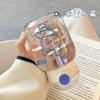 Water bottle simple ins cute high value straw cup female summer student adult girl plastic small portable water cup