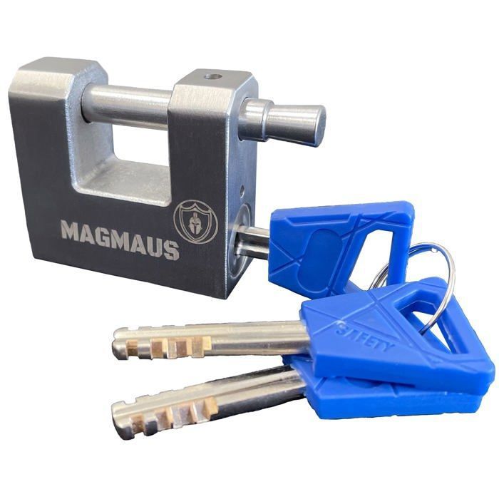 Cadenas - Magmaus - Haute Sécurité - Acier Inoxydable - Résistant Aux Intempéries - Anticorrosif