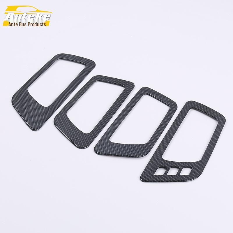 15 Highlander Interior Door Bowl Bright Ring & Anti-Scratch Protective Film Accessories