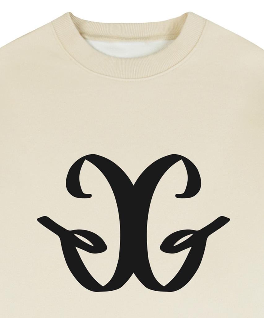 GRAVER [Unisex] G Logo Sweatshirt_Cream