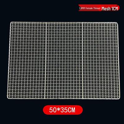 Prostokątna siatka do grilla ze stali nierdzewnej