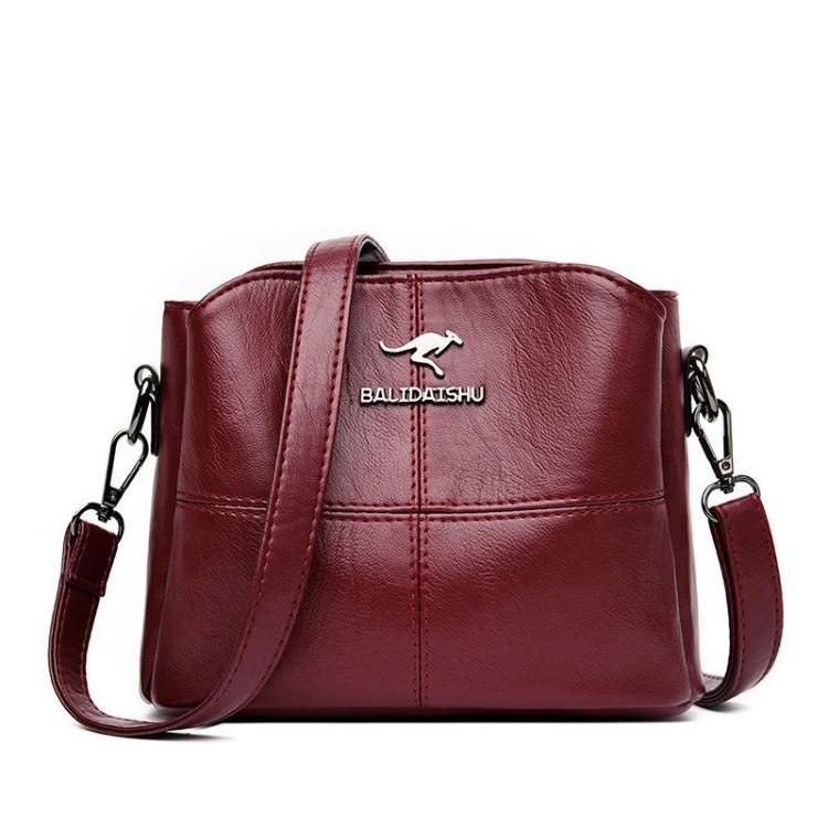 Women's simple style commuter versatile shoulder messenger bag