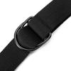 Canvas Men Belt High Quality Unisex Double D-Ring Buckle Waistband Casual Canvas Female Belt Casual Sports Belt Tactical Belts