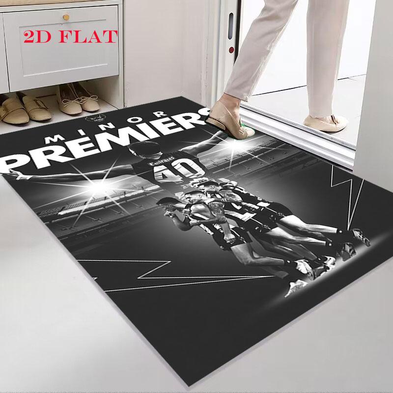 Collingwood Magpies Carpet Rug for Living Room Bedroom Home Sofa Decoration,Kids play Nonslip Floor Mat
