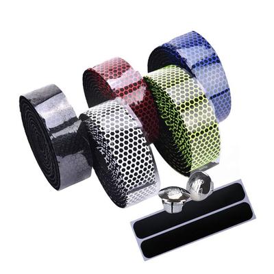 Light Road Bike Handlebar Tape Breathable Fixed Gear Bicycle Bar Tape With 2 Bar Plugs
