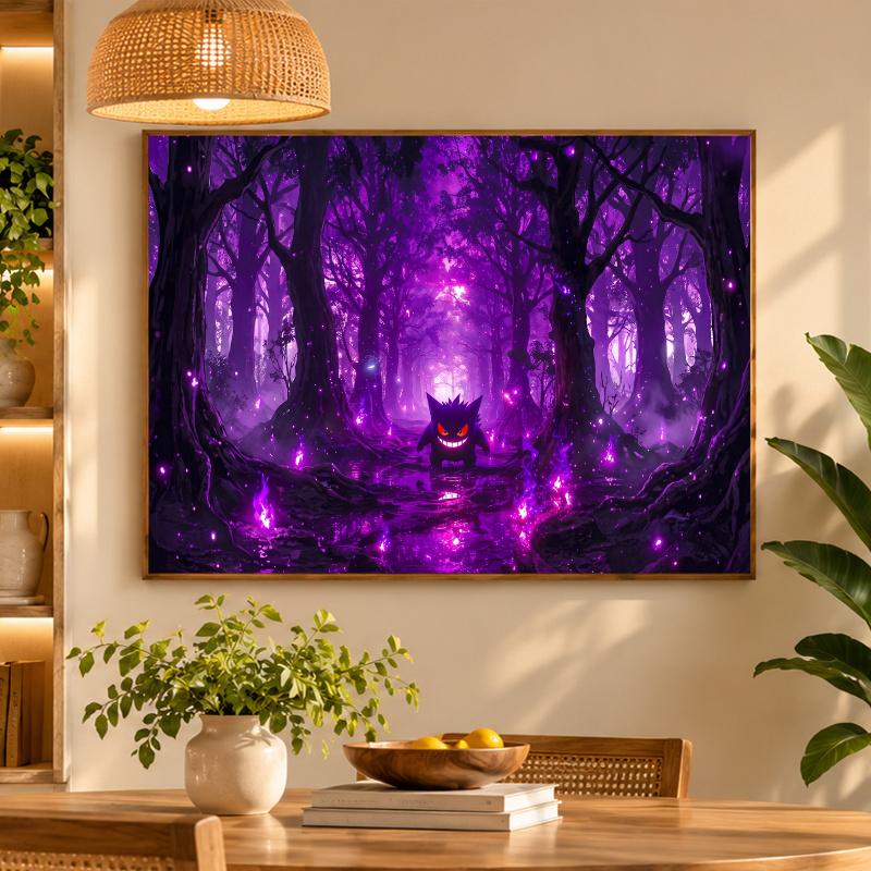 5D Diamond Painting Gengar DIY Full Drill Diamond Art Kit Home Decoration
