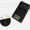 Mobile Battery Charger Universal LCD Indicator Screen USB-Port For Cell Phone Chargers 32-55mm Battery Charging AU UK EU Plug