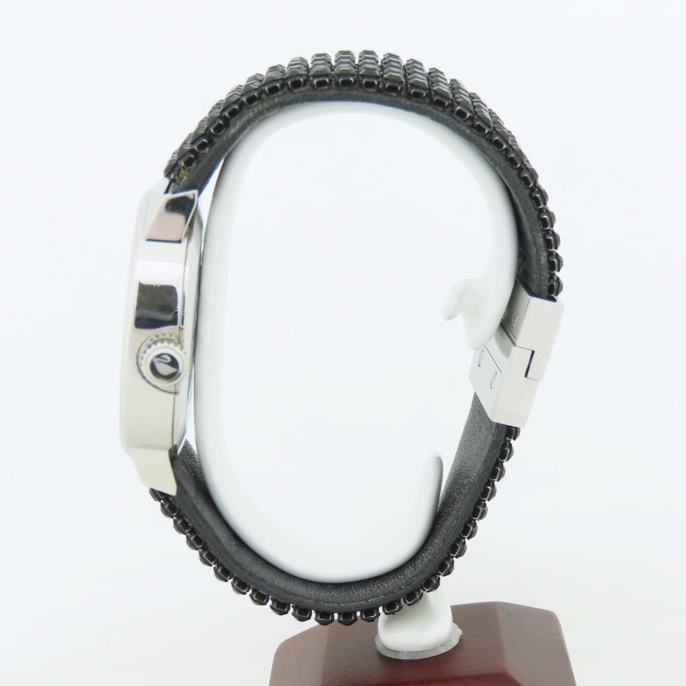 Used SWAROVSKI Watches Piazza Stainless Steel/Swarovski Silver black