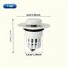 1Pc Washbasin Drainer Bouncing Core Filter Bathroom Sink Plug Drain Filter For Quickly Seal And Drain Water