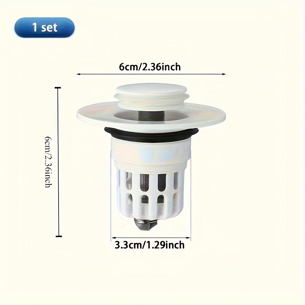 1Pc Washbasin Drainer Bouncing Core Filter Bathroom Sink Plug Drain Filter For Quickly Seal And Drain Water