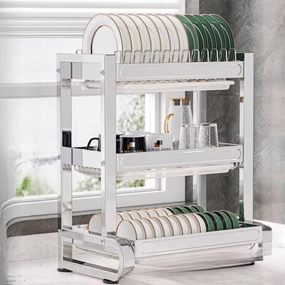 Kitchen Dish Drying Rack and Storage