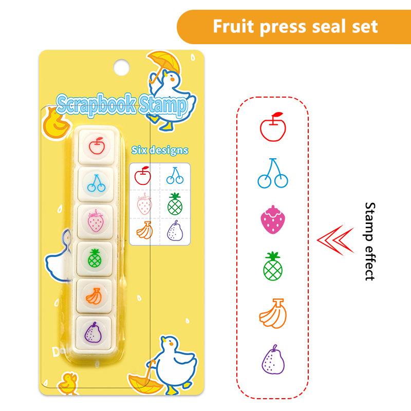 1 Set Scrapbooking Stationery Accessories Kawaii Stamps Decorative Stamps For Arts Diy Crafts Album Journal Planner