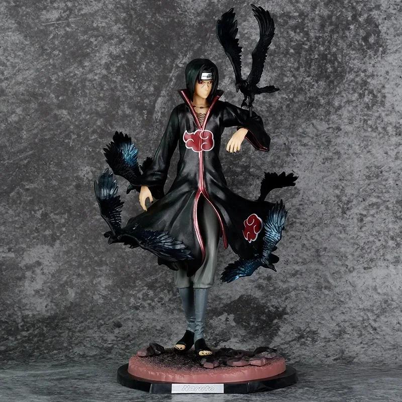 35CM Anime Figures Shippuden Xiao Organization Uchiha Palace Itachi God Hand-Made Model Gk Decoration Present Great for Daily Use