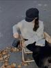 Korean Wool Pullover 2024: Women's Thick Knit Loose Sweater, Round Neck, Autumn/Winter
